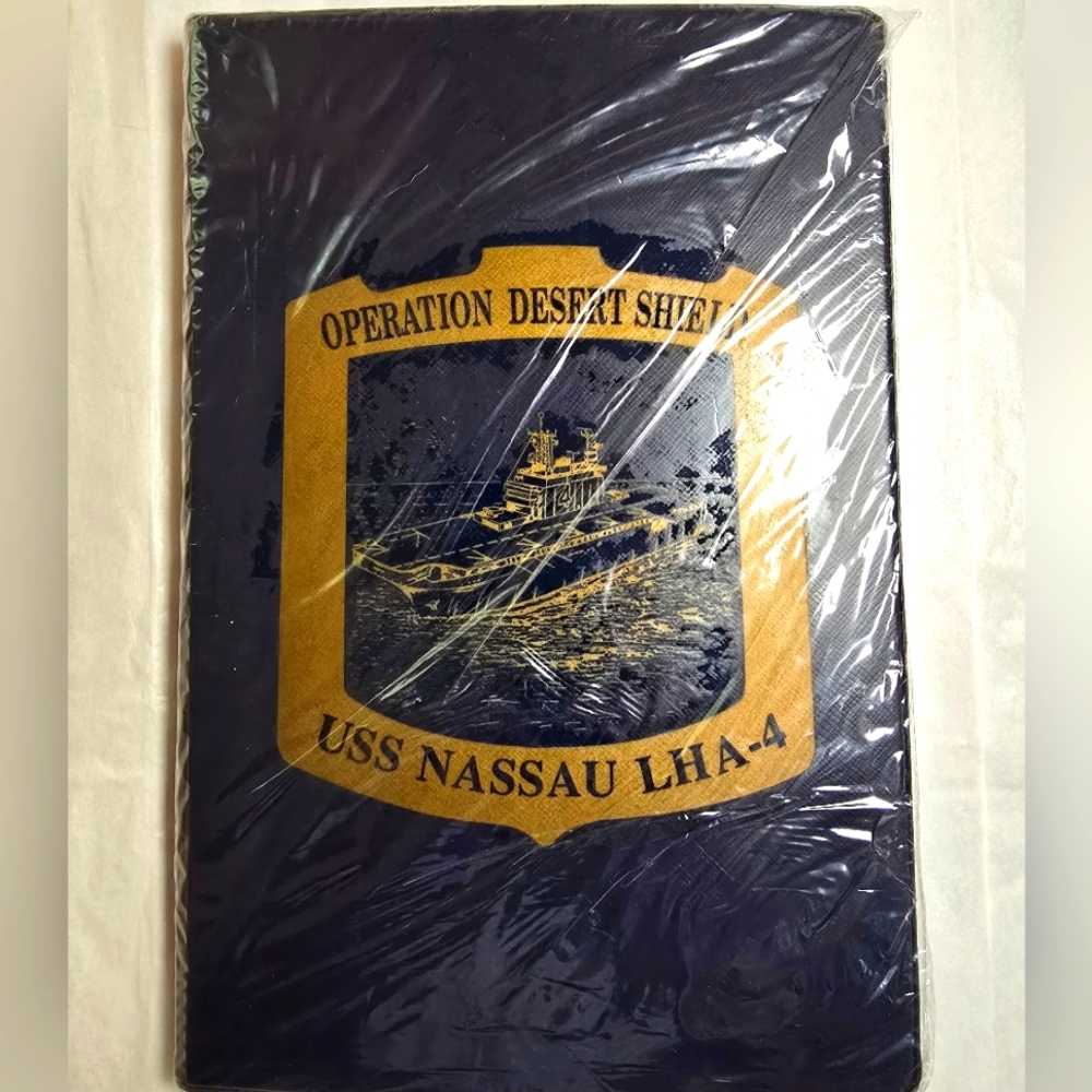 Vintage Military Stationery – USS Nassau Operation Desert Shield Portable Desk